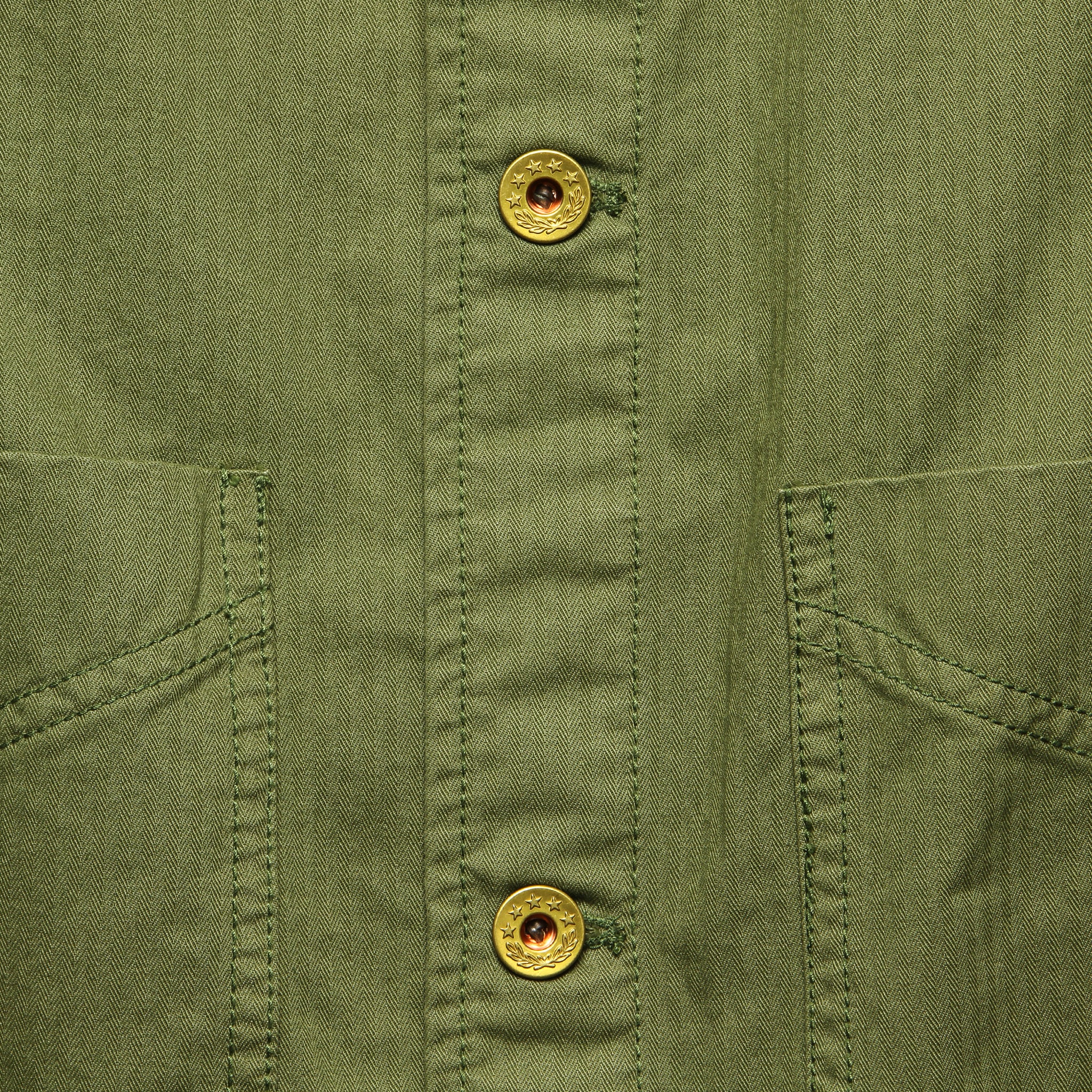 
                          Garment Dyed Workers Jacket - Army Olive - Alex Mill - STAG Provisions - W - Outerwear - Coat/Jacket
                        