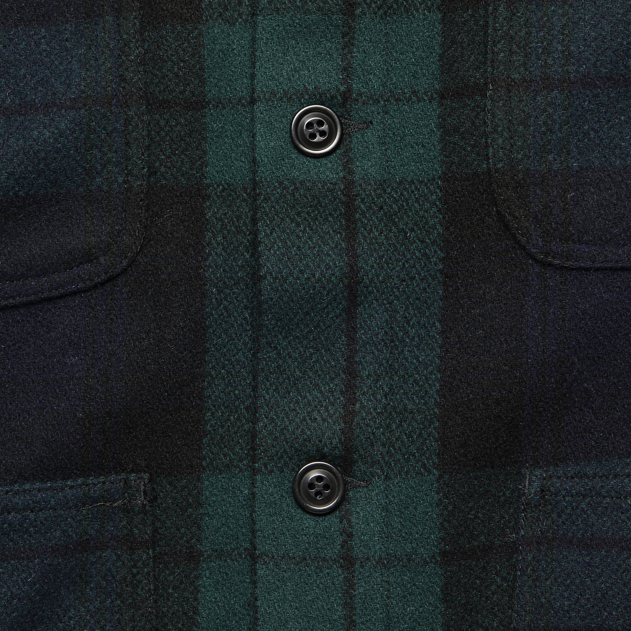 
                          Blackwatch Wool Chore Jacket - Black/Green - Alex Mill - STAG Provisions - Outerwear - Coat / Jacket
                        