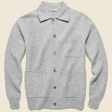 Boiled Wool Work Jacket - Light Grey - Alex Mill - STAG Provisions - Outerwear - Coat / Jacket