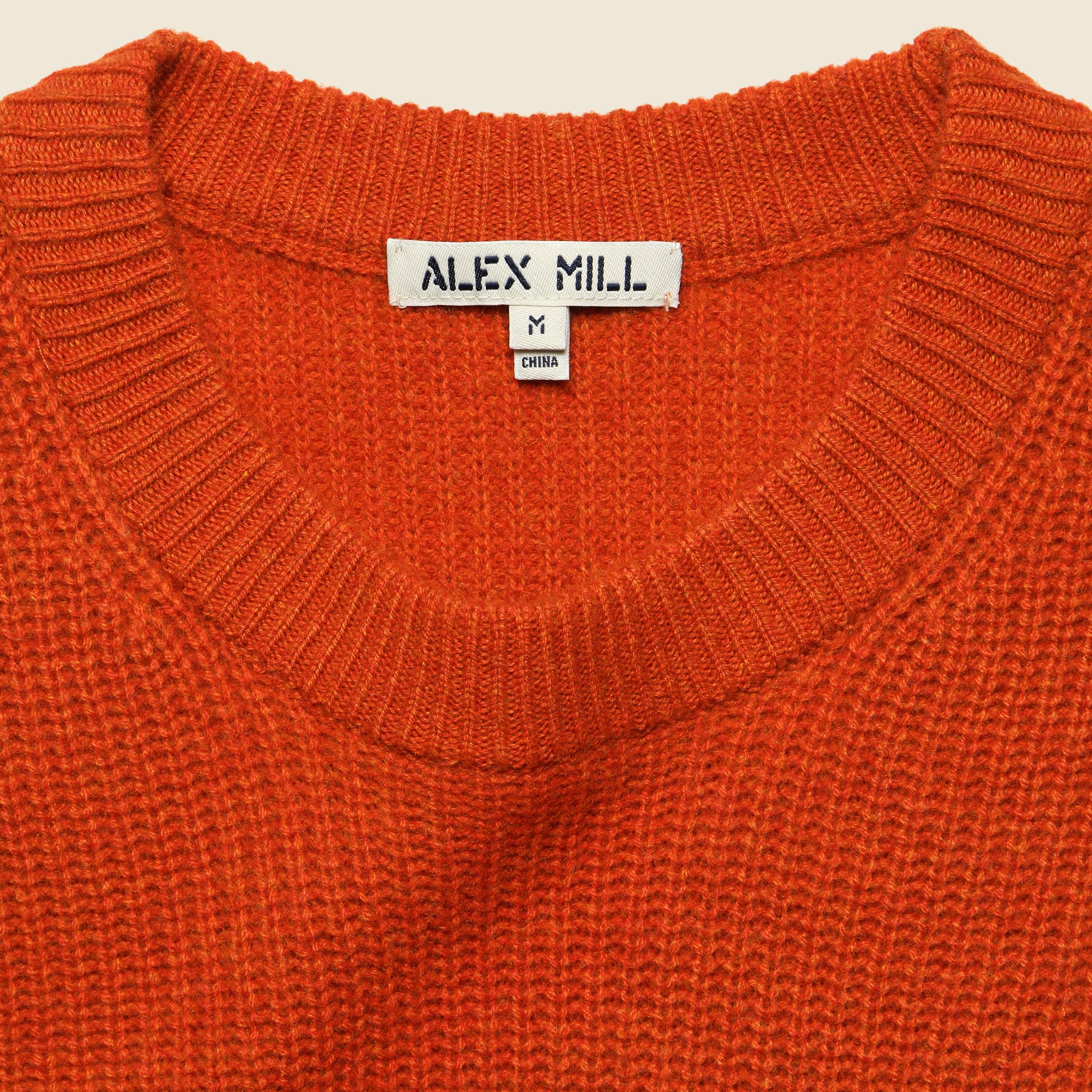 
                          Cashmere Jordan Sweater - Paprika - Alex Mill - STAG Provisions - Tops - Sweater
                        