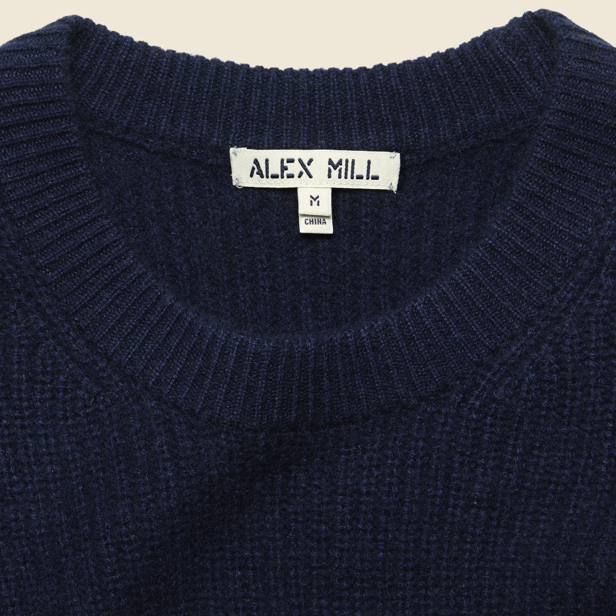 
                          Cashmere Jordan Sweater - Navy - Alex Mill - STAG Provisions - Tops - Sweater
                        