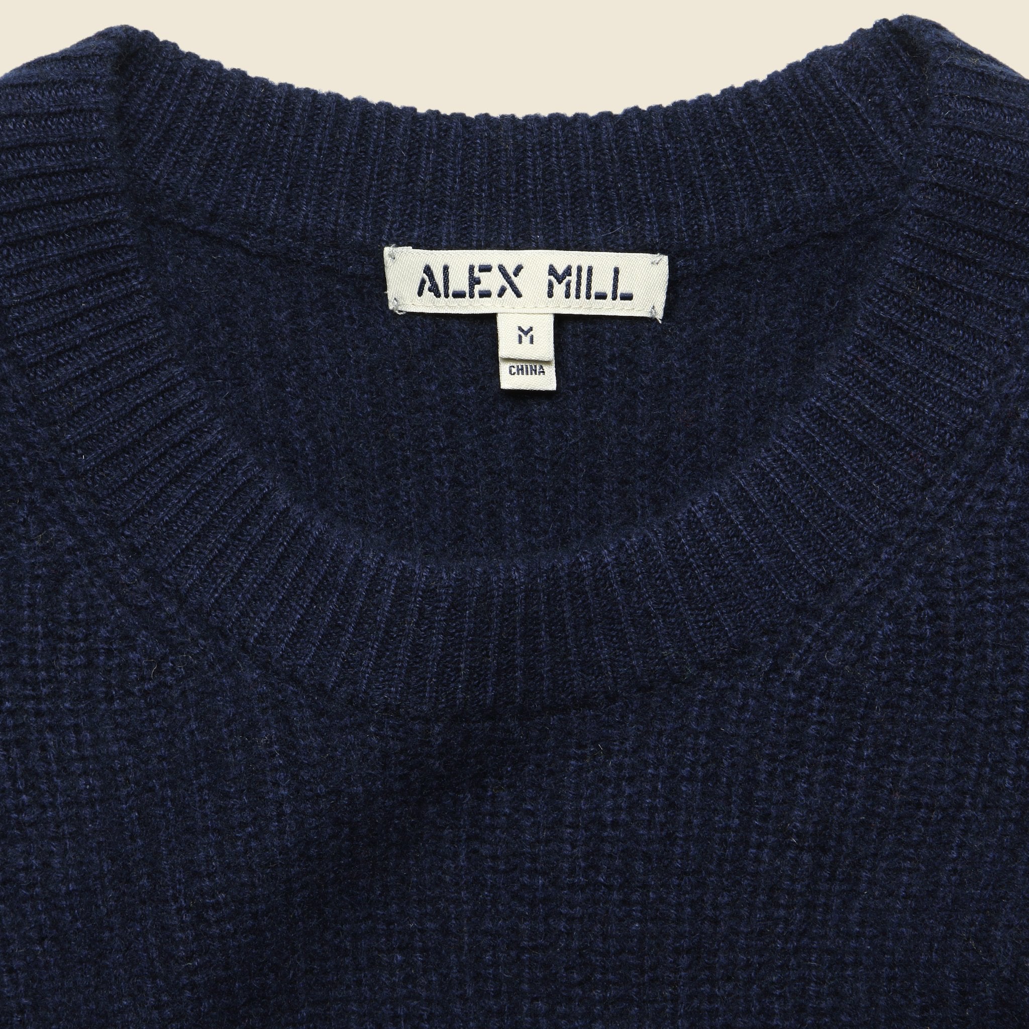 Cashmere Jordan Sweater - Navy - Alex Mill - STAG Provisions - Tops - Sweater