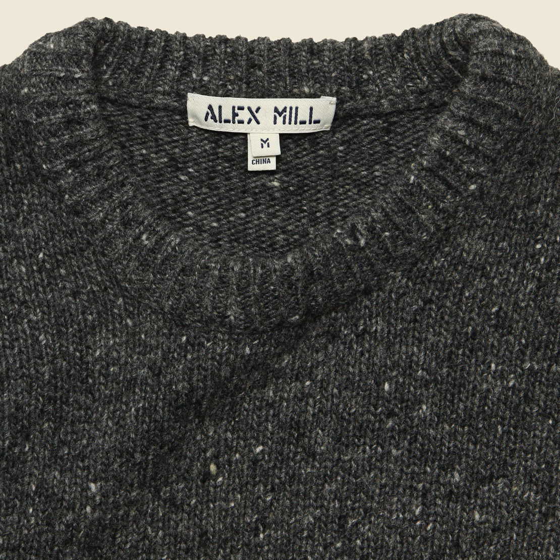 Donegal Wool Sweater - Charcoal - Alex Mill - STAG Provisions - Tops - Sweater