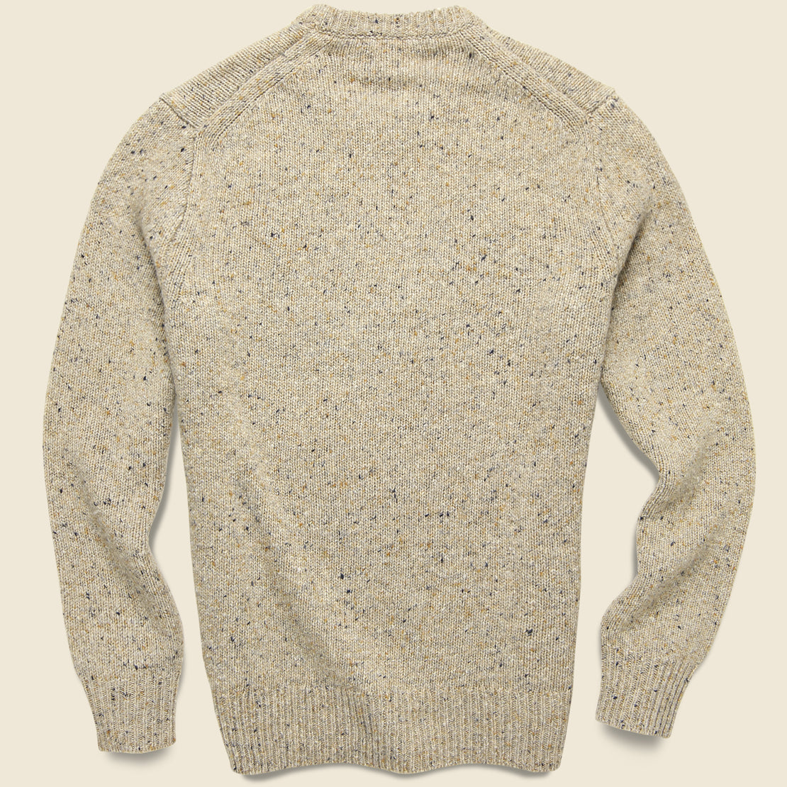 Donegal Wool Sweater - Oatmeal