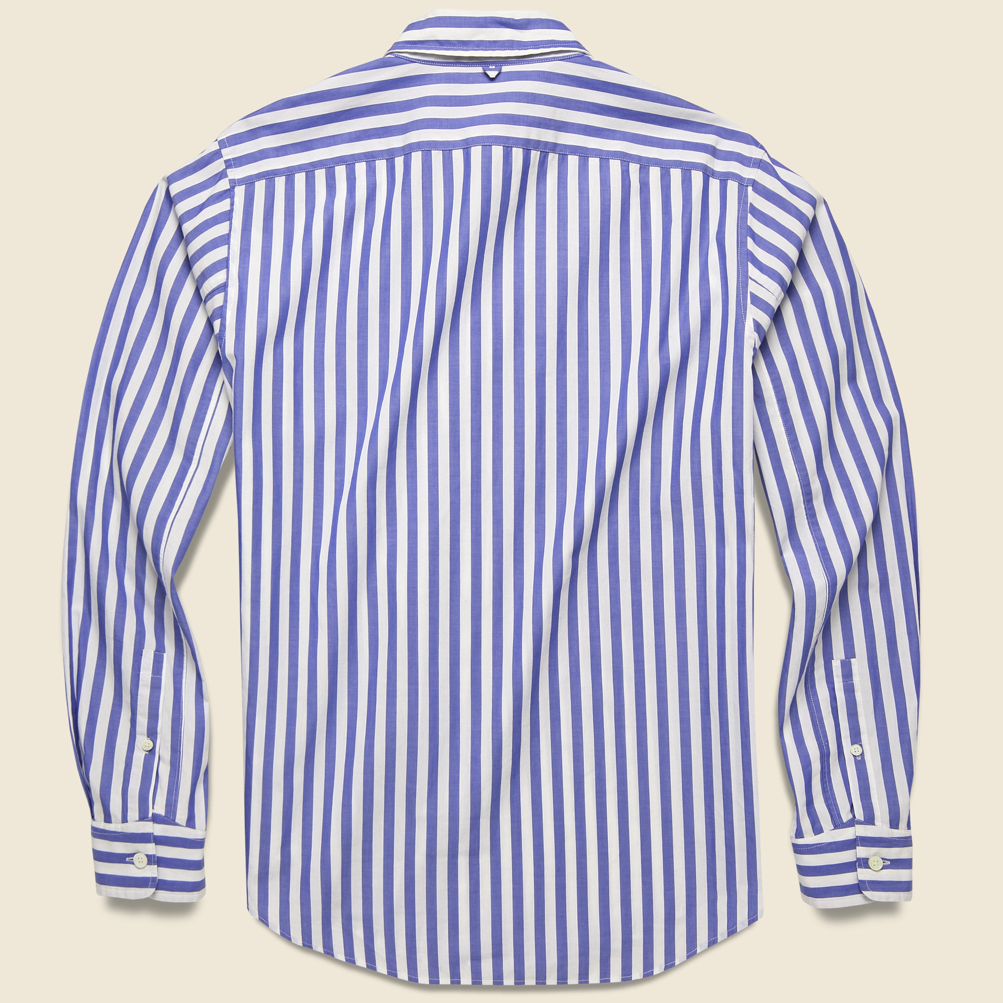 Bold Stripe Standard Shirt - Blue/White - Alex Mill - STAG Provisions - Tops - L/S Woven - Stripe