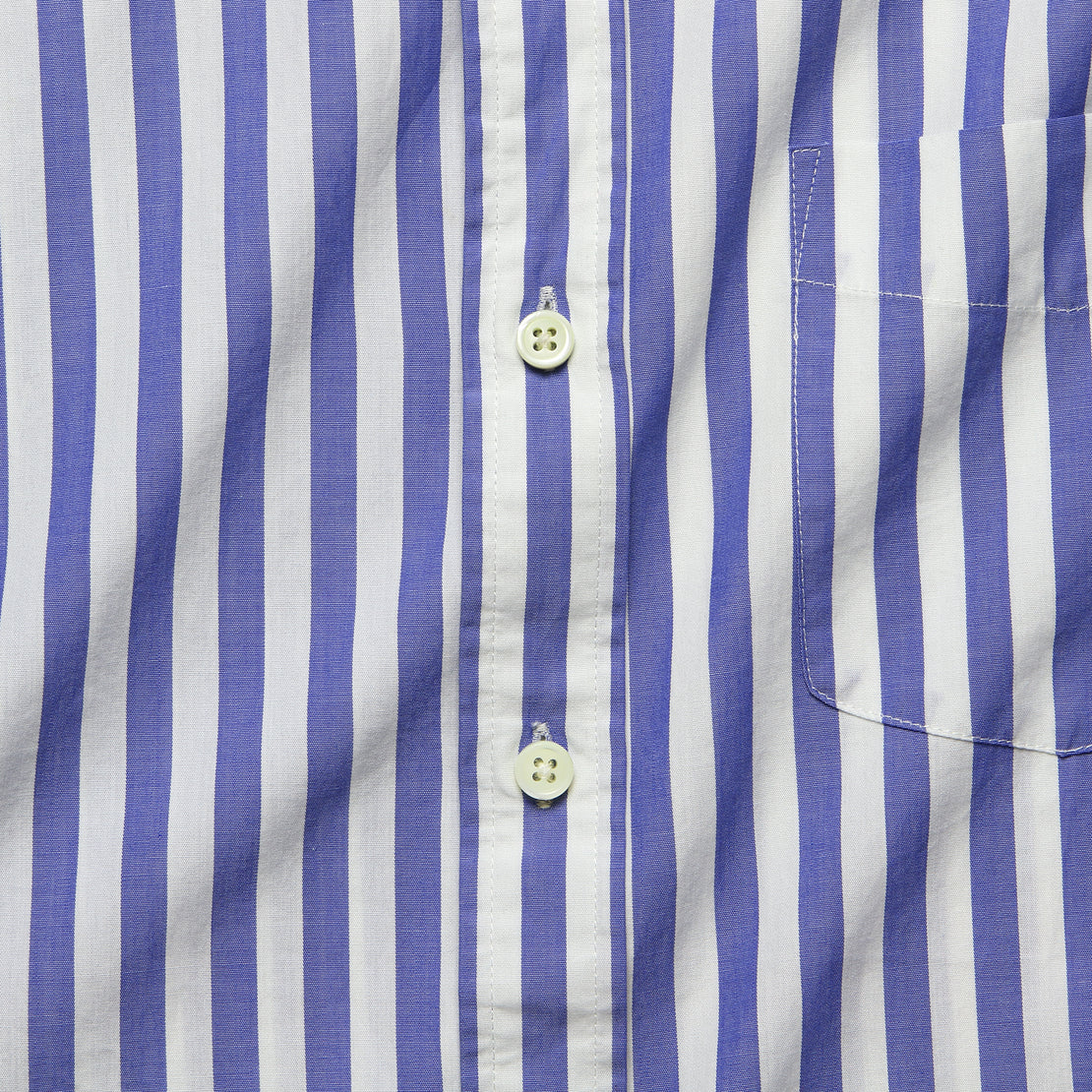 Bold Stripe Standard Shirt - Blue/White - Alex Mill - STAG Provisions - Tops - L/S Woven - Stripe