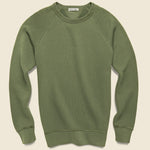 French Terry Sweatshirt - Faded Olive - Alex Mill - STAG Provisions - Tops - Fleece / Sweatshirt
