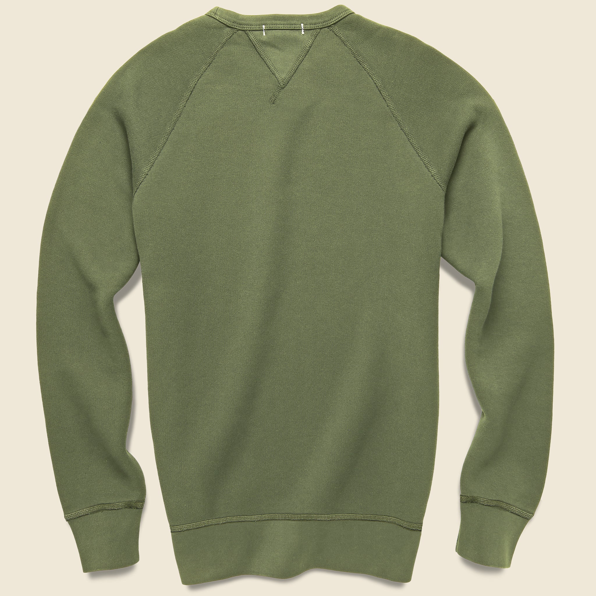 French Terry Sweatshirt - Faded Olive - Alex Mill - STAG Provisions - Tops - Fleece / Sweatshirt