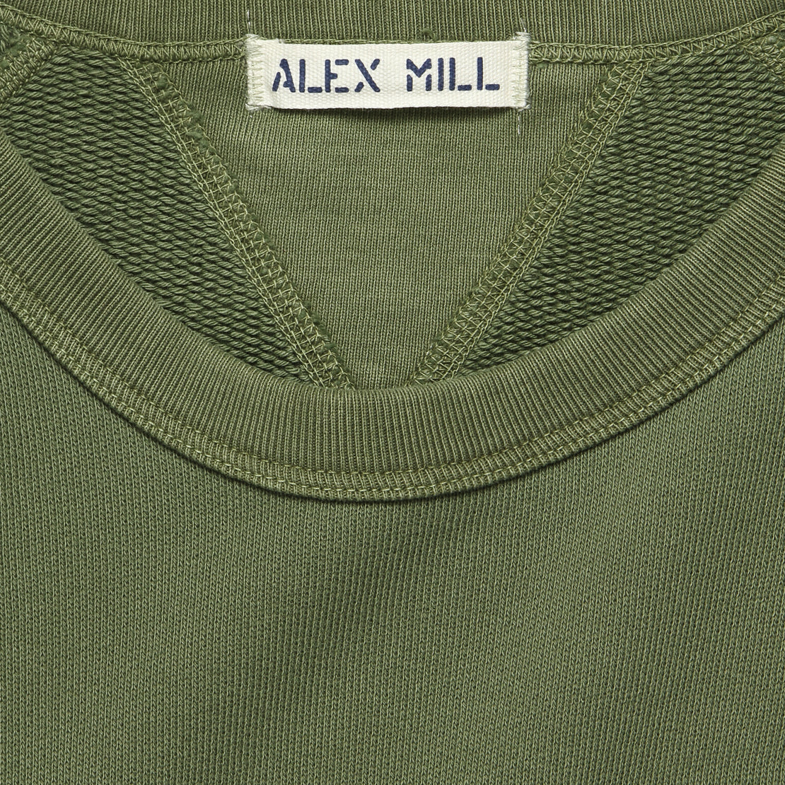 French Terry Sweatshirt - Faded Olive