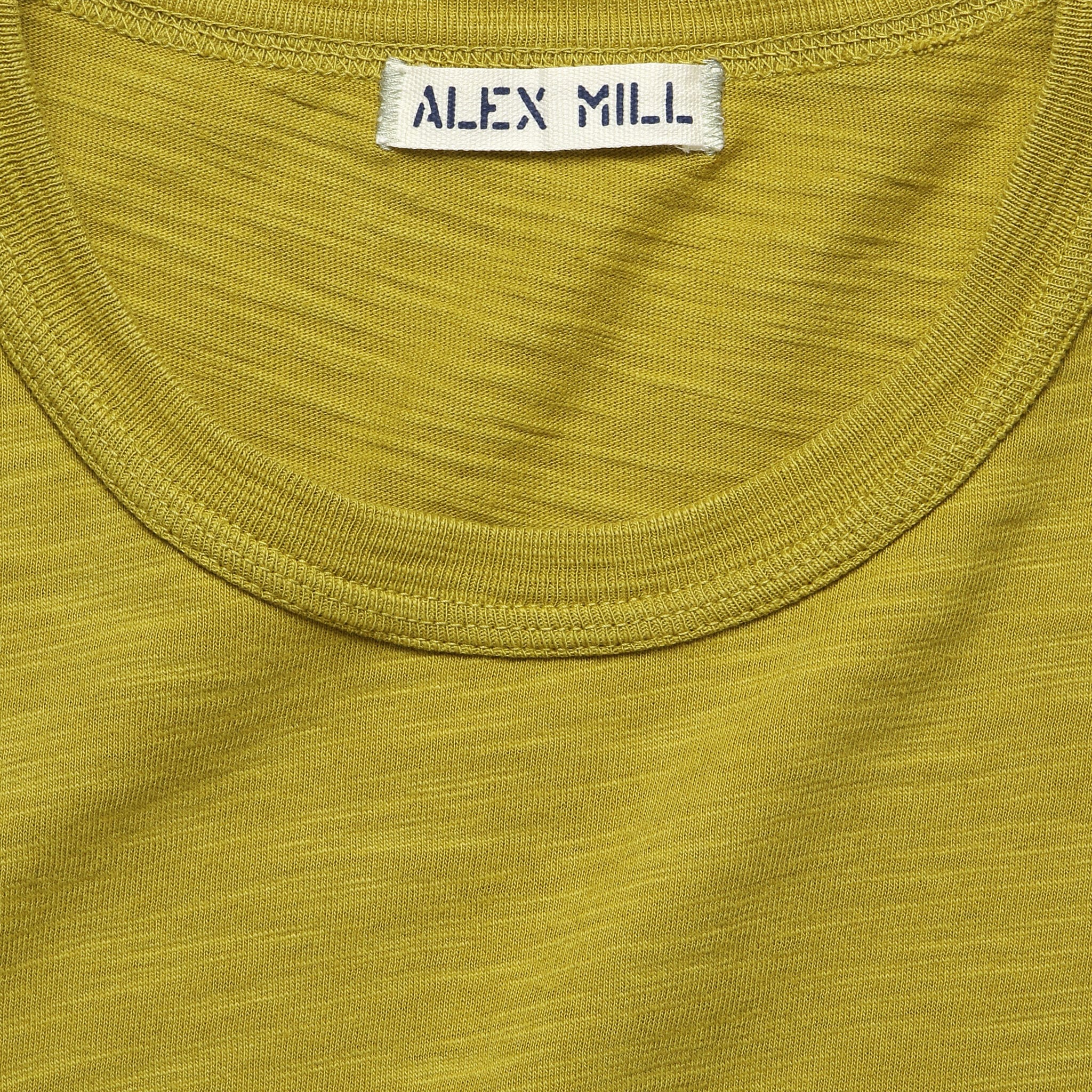 Standard Crew Tee - Yellow Khaki - Alex Mill - STAG Provisions - Tops - S/S Tee
