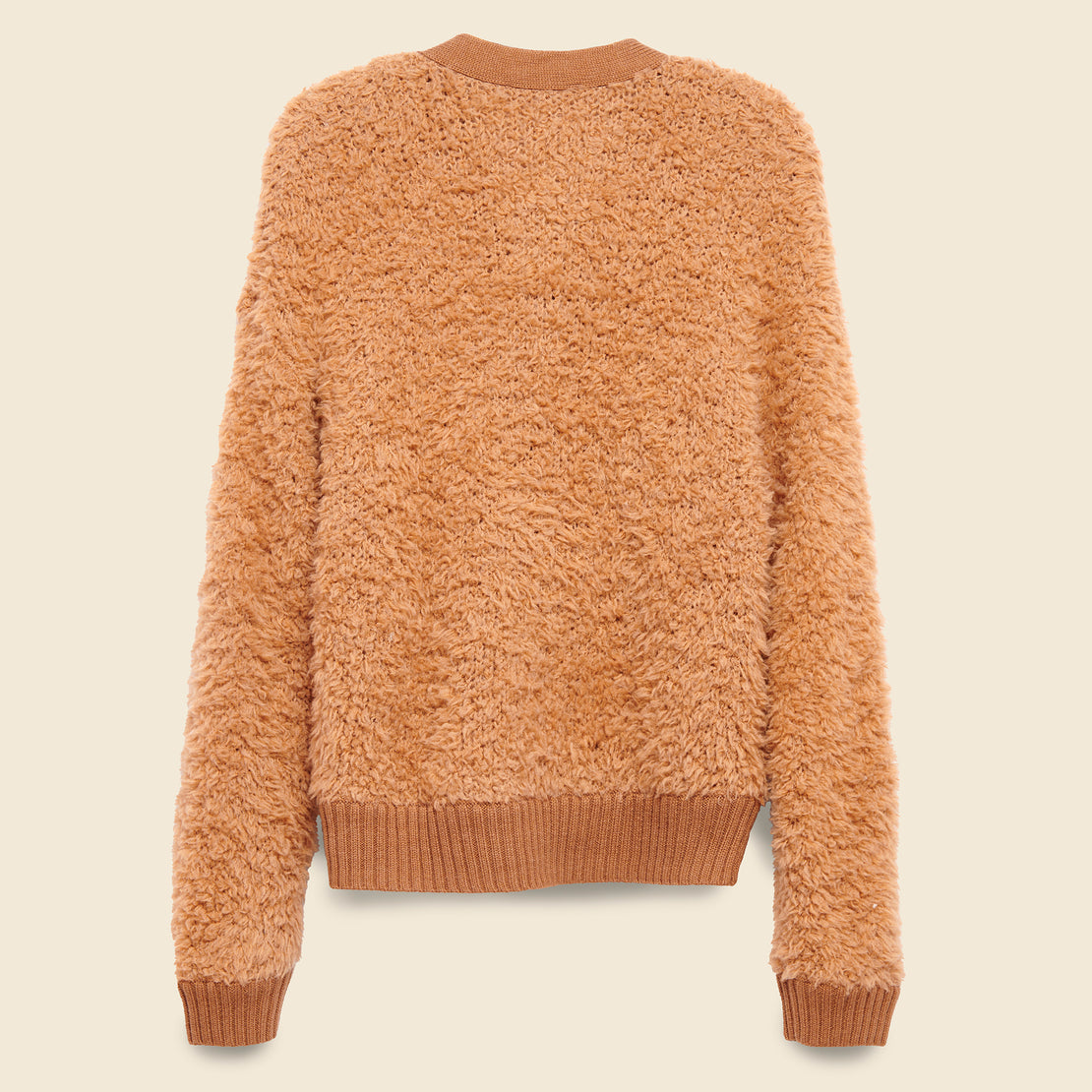 Wooly Cardigan - Terracotta - Alex Mill - STAG Provisions - W - Tops - Sweater
