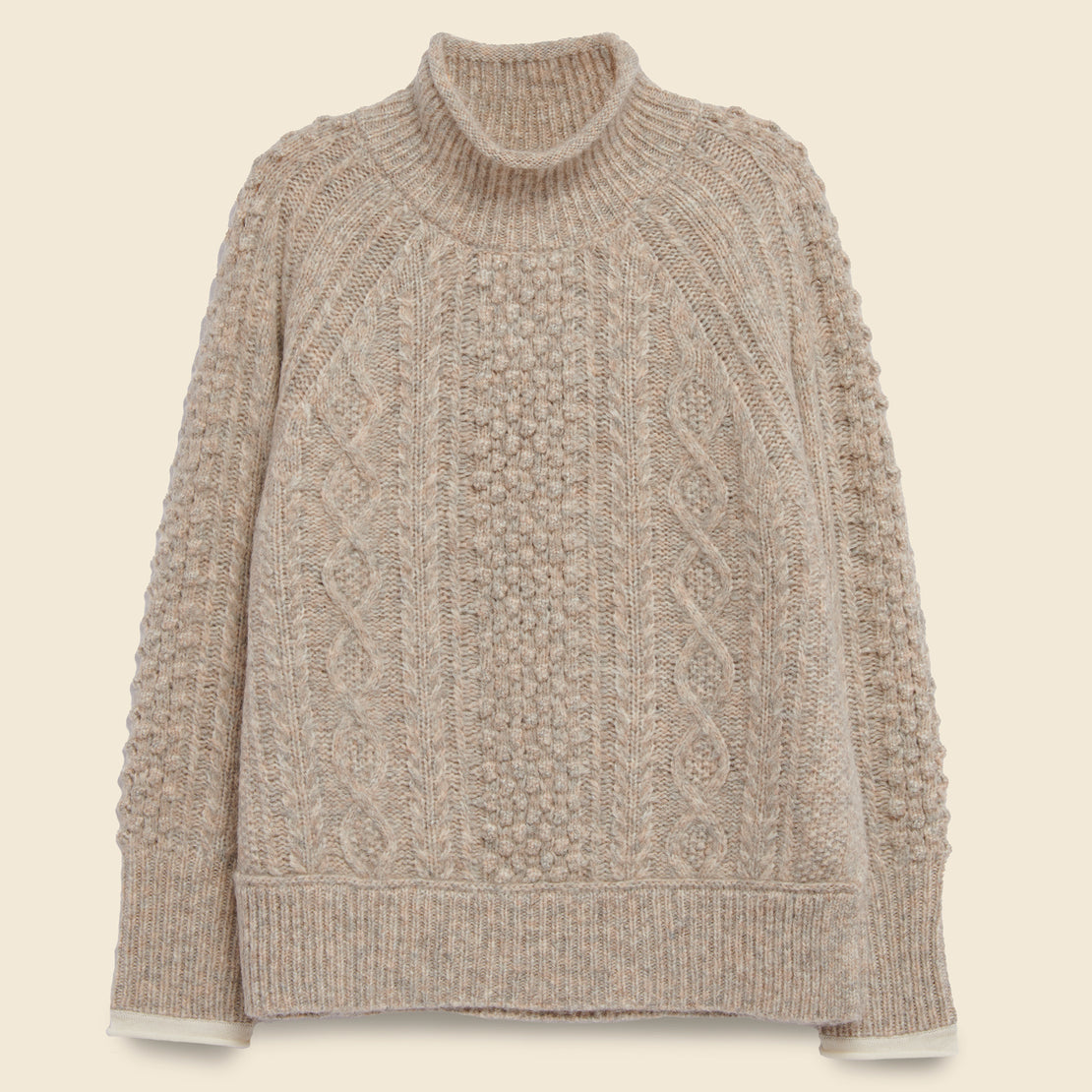 Alex Mill Camil Cable Sweater - Driftwood