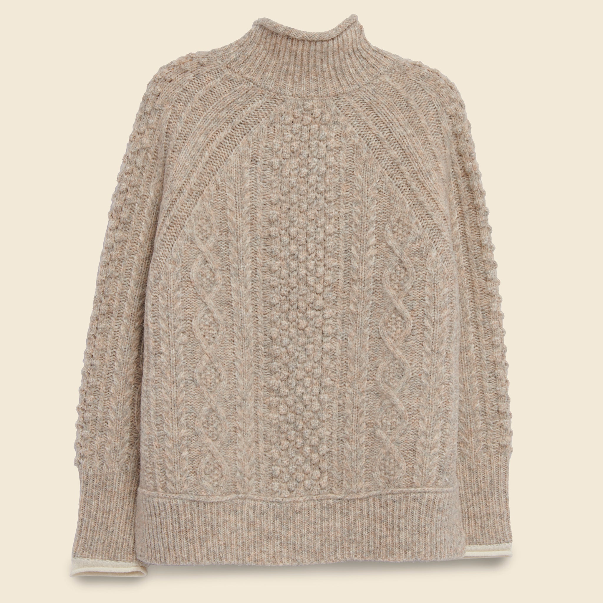 
                          Camil Cable Sweater - Driftwood - Alex Mill - STAG Provisions - W - Tops - Sweater
                        