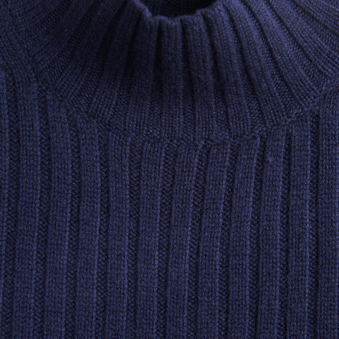 Chaley Rib Mock Neck Sweater - Dark Navy - Alex Mill - STAG Provisions - W - Tops - Sweater