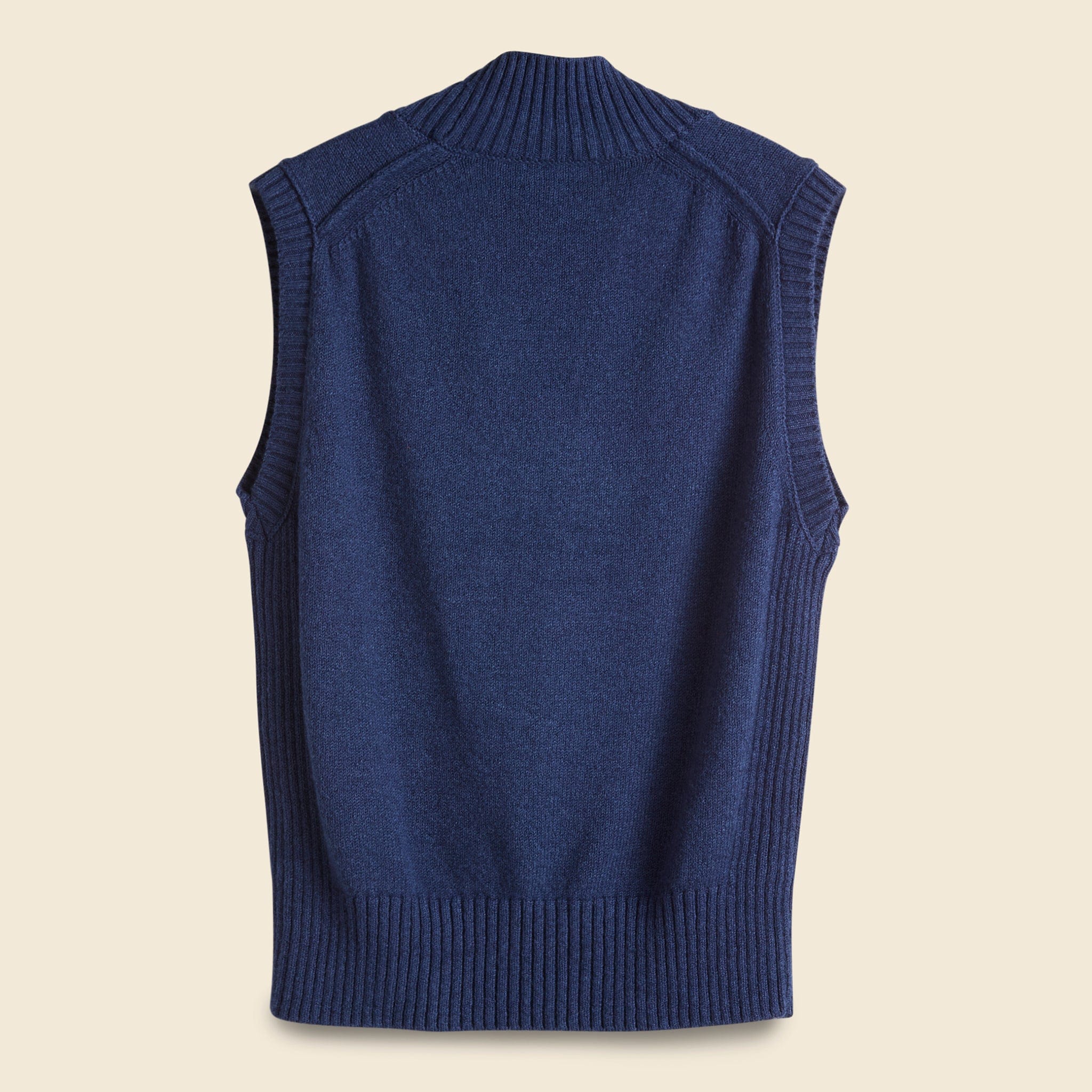 
                          Sleeveless Mock Neck Sweater - Navy - Alex Mill - STAG Provisions - W - Tops - Sleeveless
                        