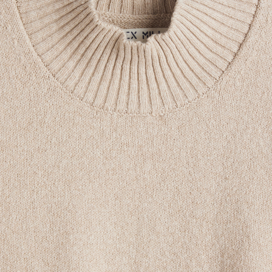 Sleeveless Mock Neck Sweater - Oatmeal - Alex Mill - STAG Provisions - W - Tops - Sleeveless