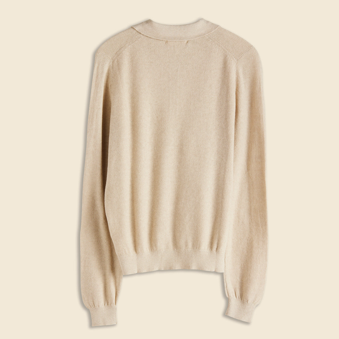 Alice Polo Sweater - Driftwood - Alex Mill - STAG Provisions - W - Tops - Sweater