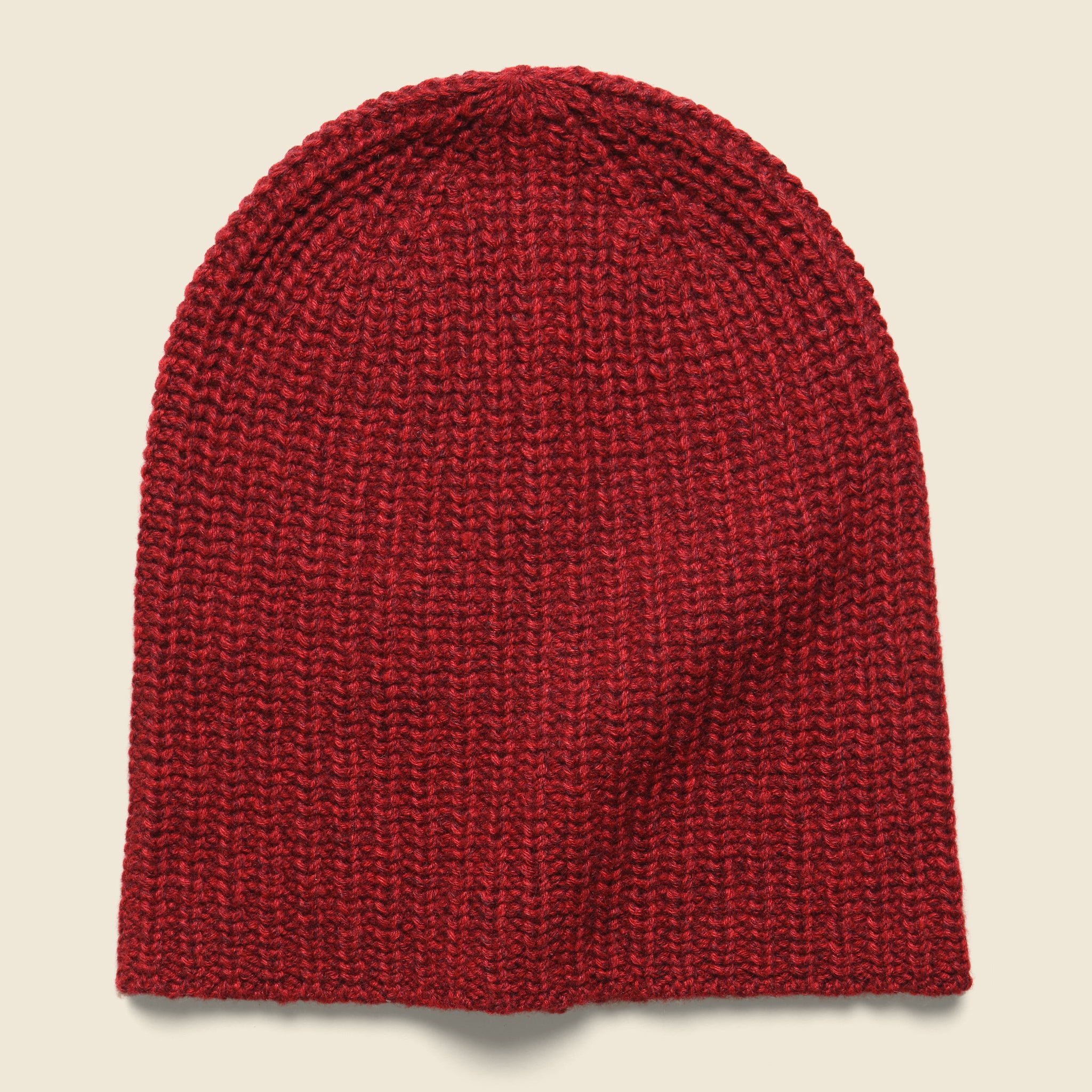 Cashmere Marled Beanie - Ruby Wine - Alex Mill - STAG Provisions - Accessories - Hats