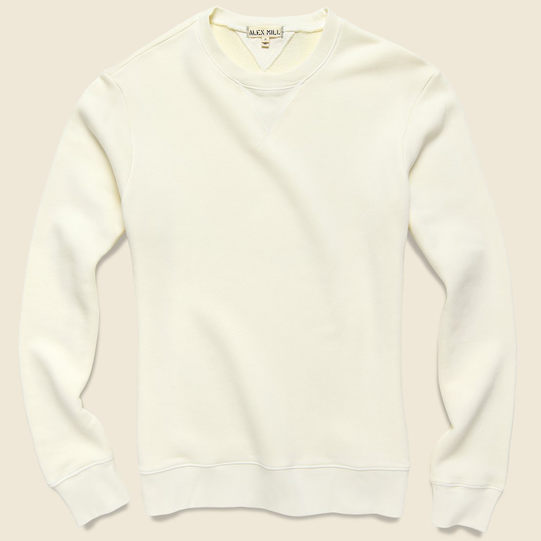 French Terry Sweatshirt - Natural - Alex Mill - STAG Provisions - Tops - Fleece / Sweatshirt