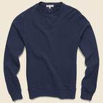 French Terry Crew Sweatshirt - Navy - Alex Mill - STAG Provisions - Tops - Fleece / Sweatshirt