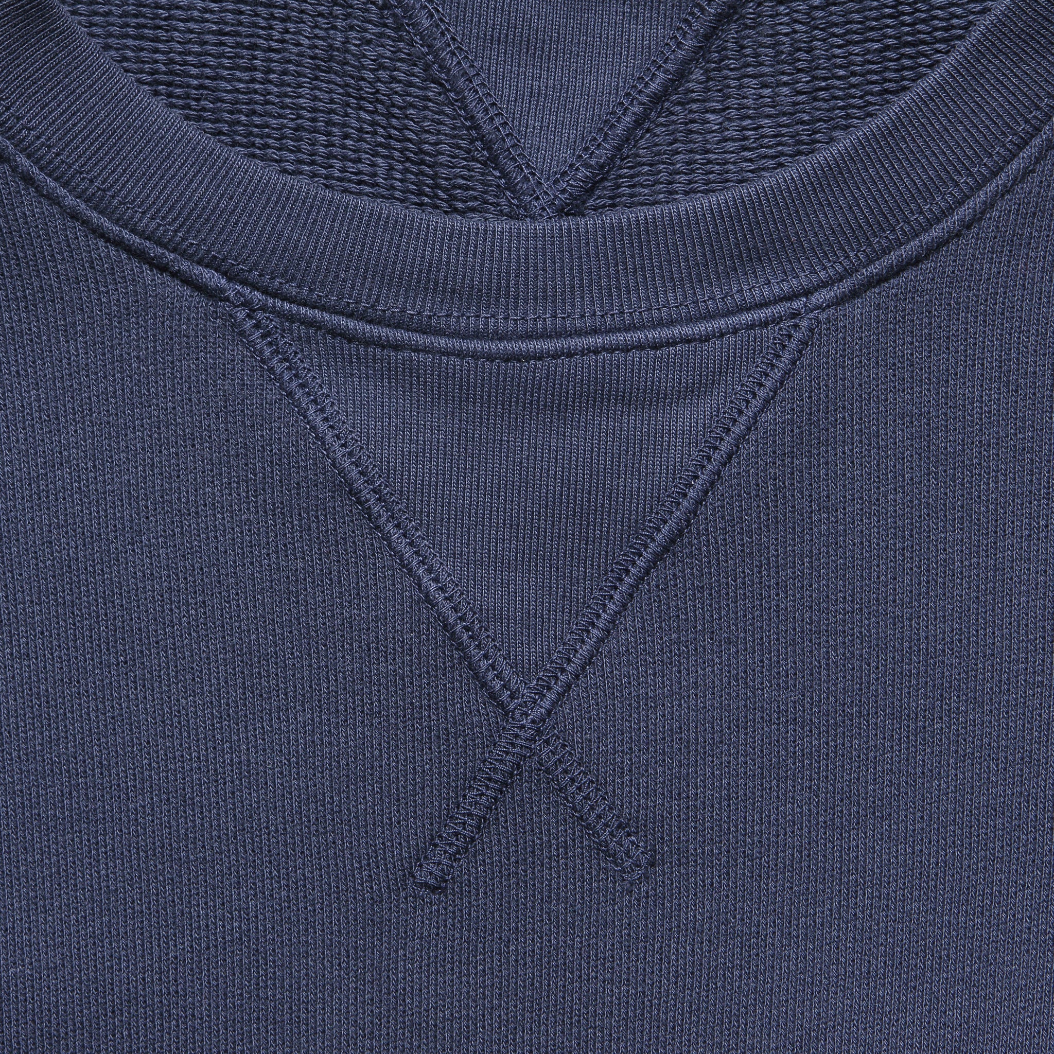 French Terry Crew Sweatshirt - Navy - Alex Mill - STAG Provisions - Tops - Fleece / Sweatshirt