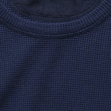 Waffle Crewneck - Navy - Alex Mill - STAG Provisions - Tops - L/S Knit