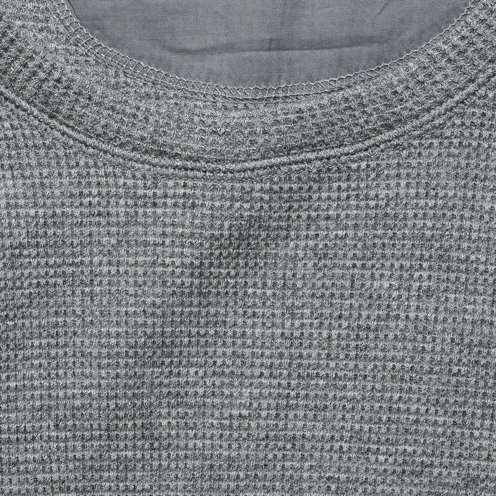 Waffle Crewneck - Heather Grey - Alex Mill - STAG Provisions - Tops - L/S Knit