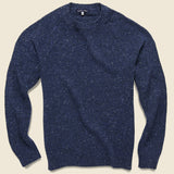 Alpaca Wool Donegal Crew Sweater - Fisherman Blue - Alex Mill - STAG Provisions - Tops - Sweater