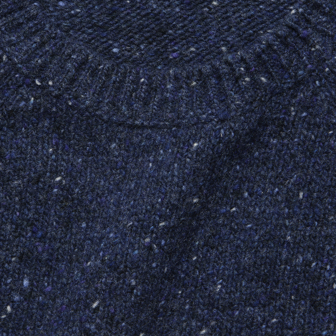 Alpaca Wool Donegal Crew Sweater - Fisherman Blue - Alex Mill - STAG Provisions - Tops - Sweater