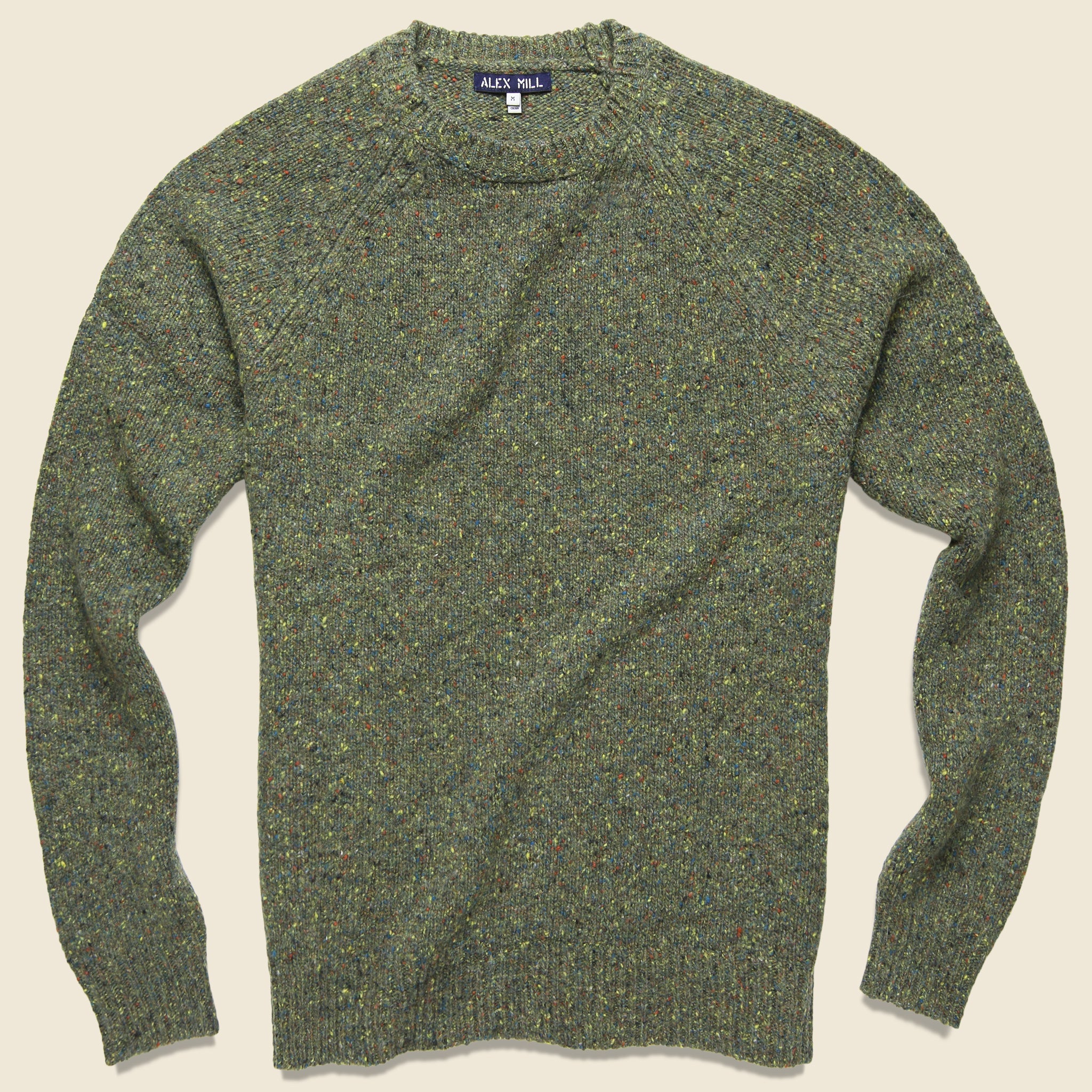 Alpaca Donegal Crew Sweater - Riverbank Green - Alex Mill - STAG Provisions - Tops - Sweater