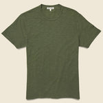 New Standard Crew Tee - Deep Olive - Alex Mill - STAG Provisions - Tops - S/S Tee