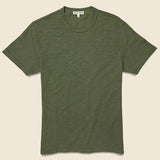 New Standard Crew Tee - Deep Olive - Alex Mill - STAG Provisions - Tops - S/S Tee