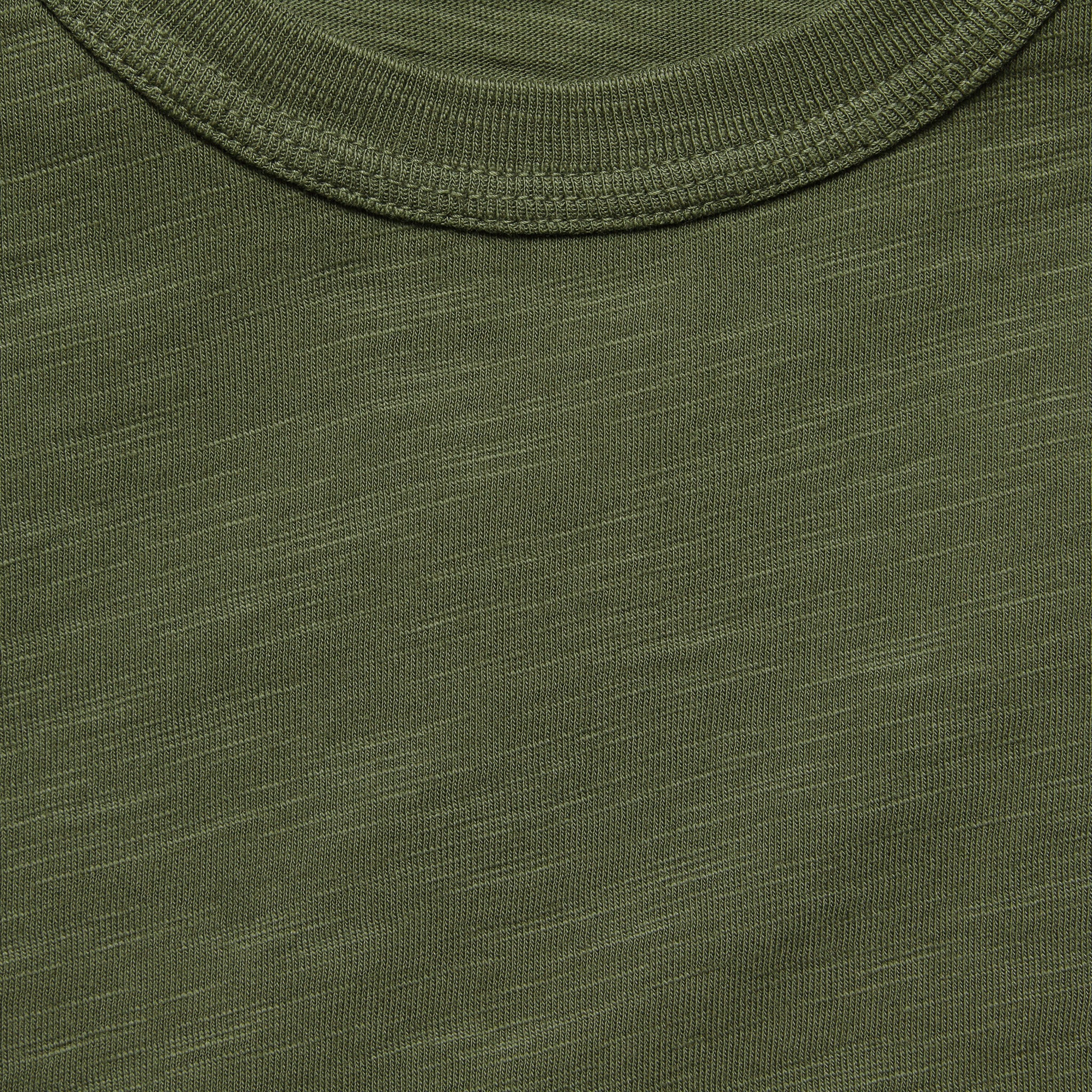 
                          New Standard Crew Tee - Deep Olive - Alex Mill - STAG Provisions - Tops - S/S Tee
                        