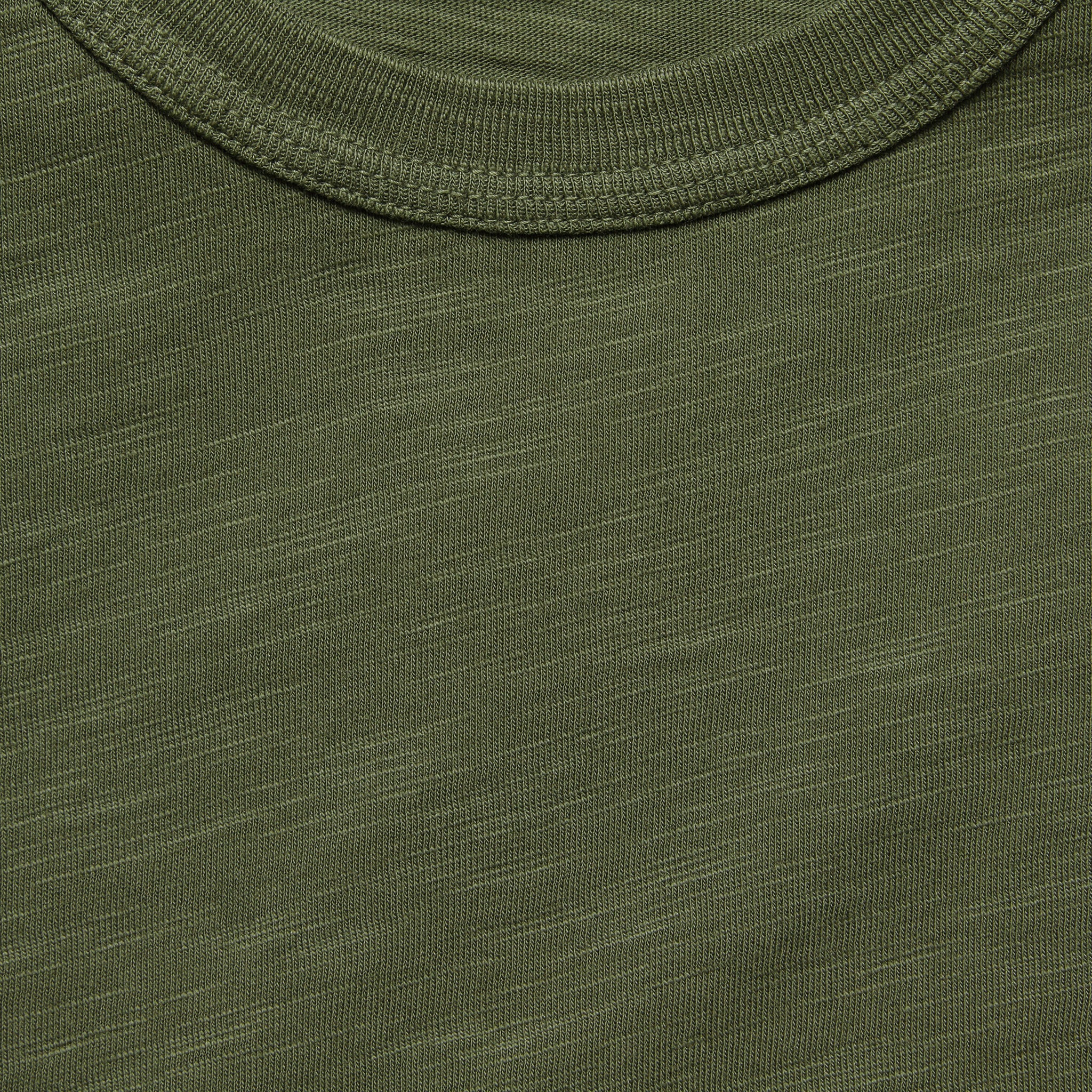 New Standard Crew Tee - Deep Olive - Alex Mill - STAG Provisions - Tops - S/S Tee