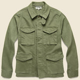 Herringbone Army Jacket - Olive - Alex Mill - STAG Provisions - Outerwear - Coat / Jacket