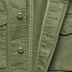 Herringbone Army Jacket - Olive - Alex Mill - STAG Provisions - Outerwear - Coat / Jacket