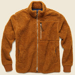 Zip Sherpa Jacket - Toffee - Alex Mill - STAG Provisions - Outerwear - Coat / Jacket