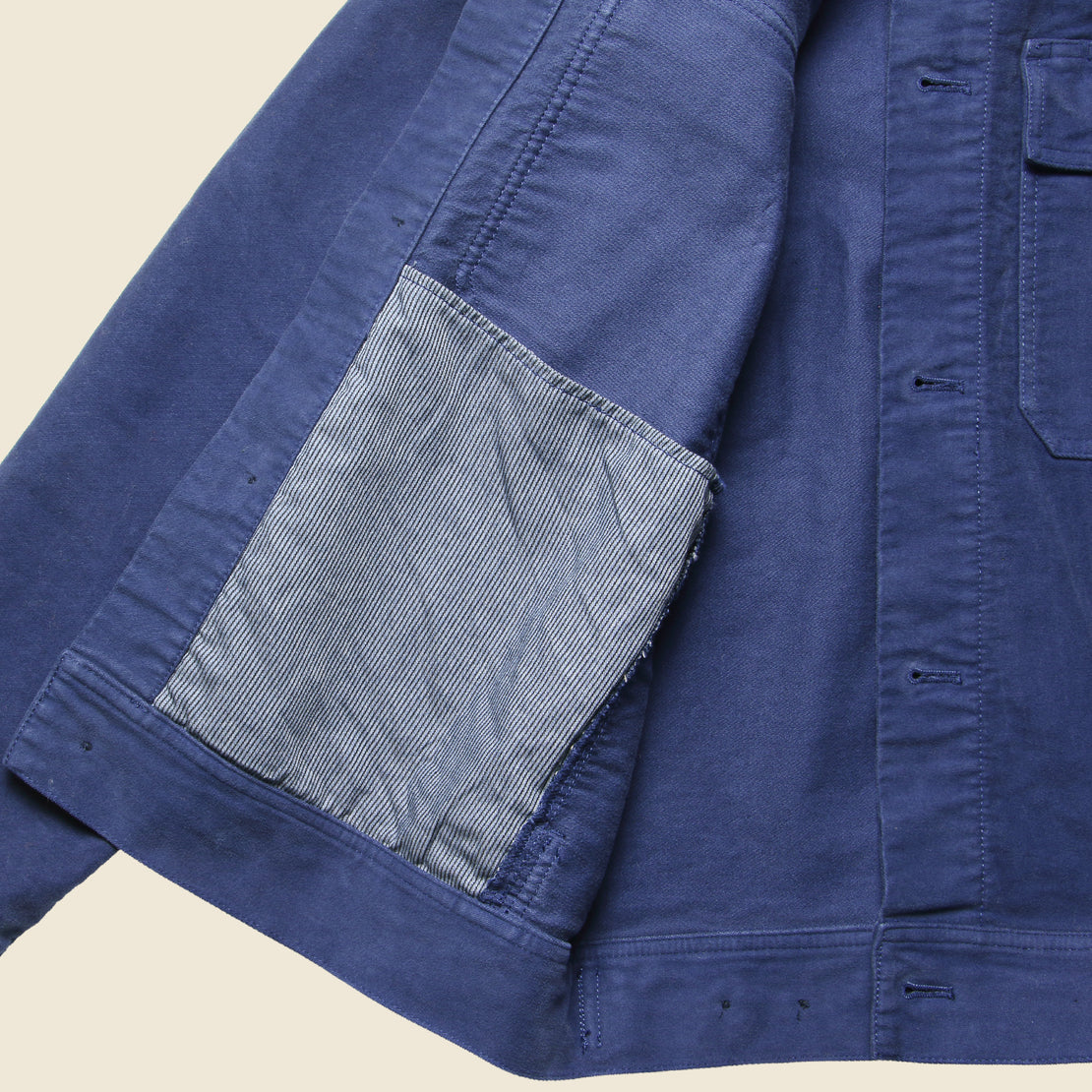 Moleskin Work Jacket - Navy - Alex Mill - STAG Provisions - Outerwear - Shirt Jacket