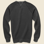 French Terry Sweatshirt - Black - Alex Mill - STAG Provisions - Tops - Fleece / Sweatshirt