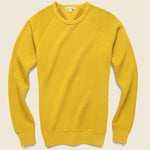 French Terry Sweatshirt - Honey Mustard - Alex Mill - STAG Provisions - Tops - Fleece / Sweatshirt