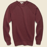 French Terry Sweatshirt - Bordeaux - Alex Mill - STAG Provisions - Tops - Fleece / Sweatshirt