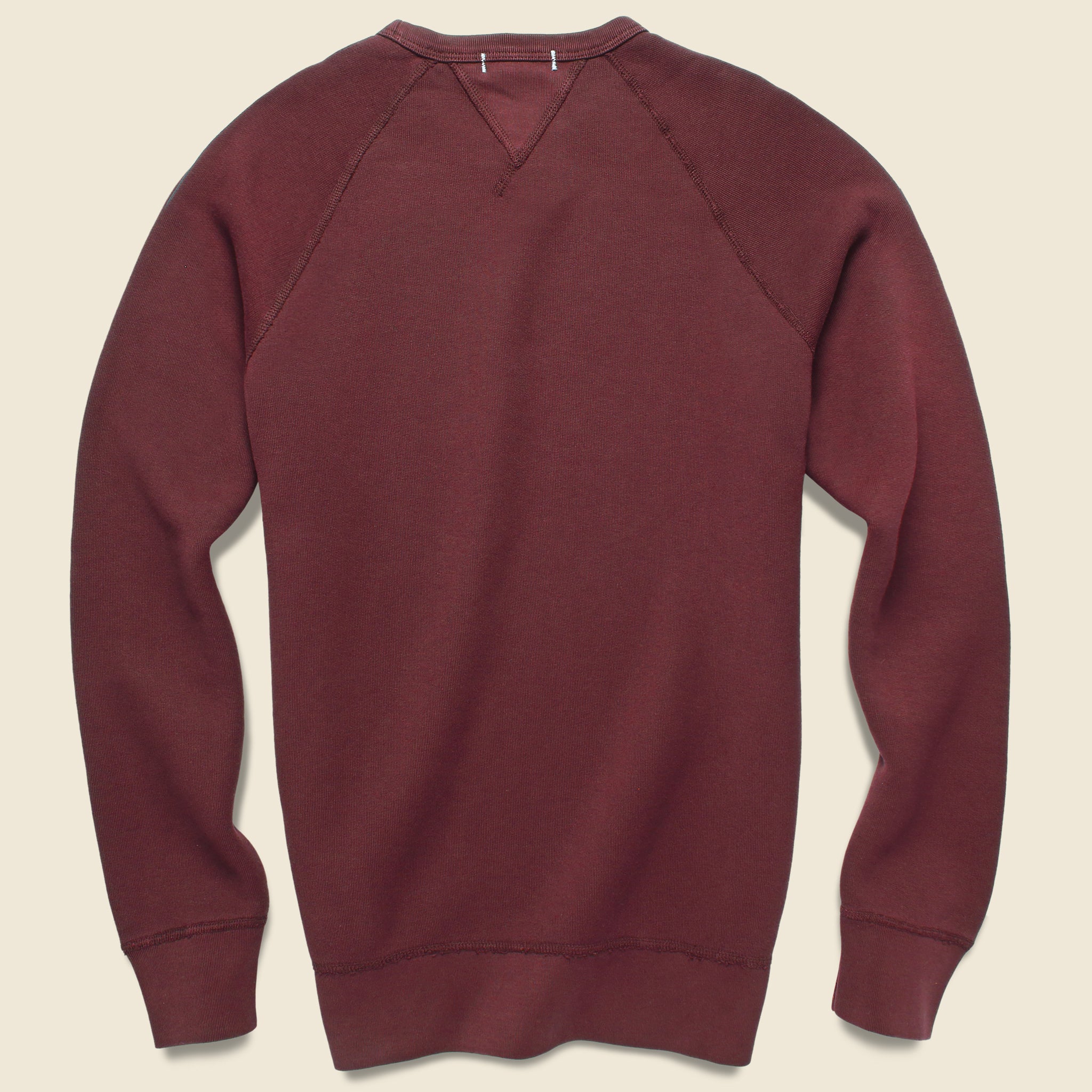 French Terry Sweatshirt - Bordeaux - Alex Mill - STAG Provisions - Tops - Fleece / Sweatshirt