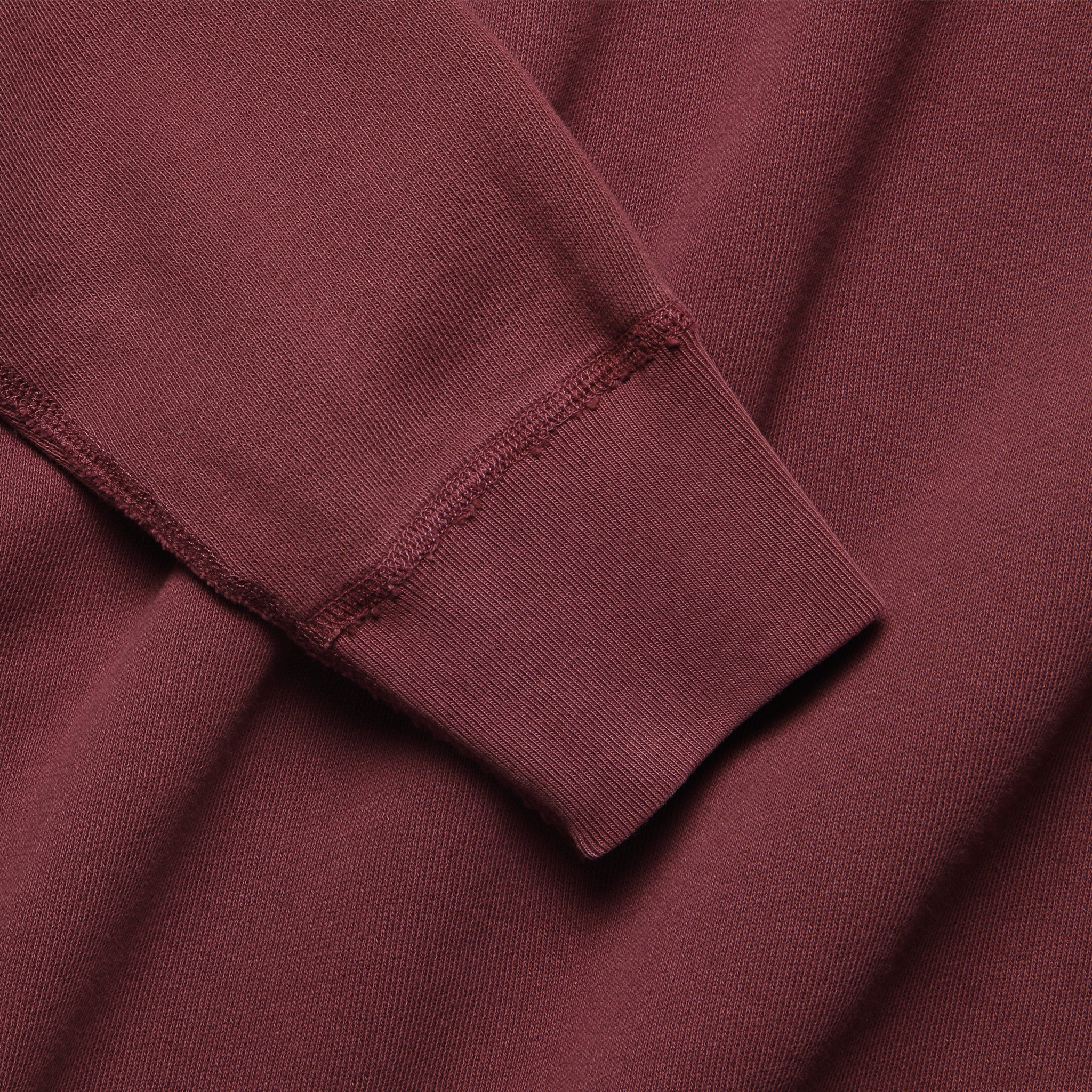 French Terry Sweatshirt - Bordeaux - Alex Mill - STAG Provisions - Tops - Fleece / Sweatshirt