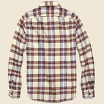 Plaid Patch & Flap Flannel - Burgundy/Ivory - Alex Mill - STAG Provisions - Tops - L/S Woven - Plaid