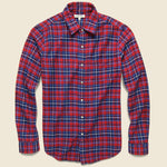 Standard Flannel - Red/Navy - Alex Mill - STAG Provisions - Tops - L/S Woven - Plaid