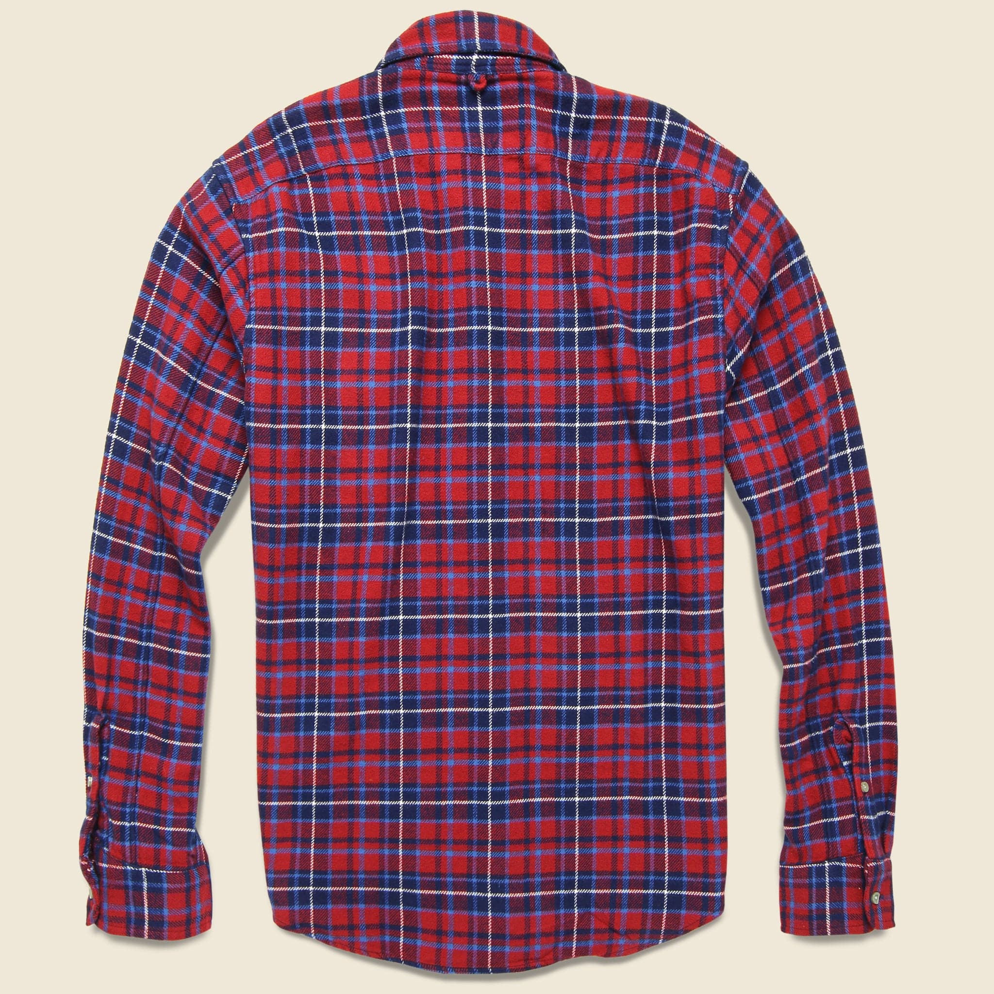 
                          Standard Flannel - Red/Navy - Alex Mill - STAG Provisions - Tops - L/S Woven - Plaid
                        