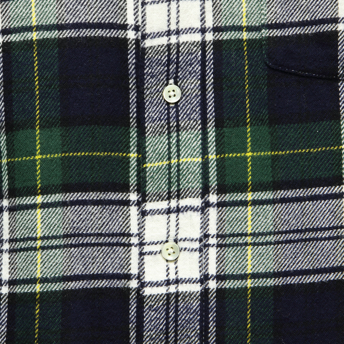 Classic Plaid Flannel - Green/Navy/White - Alex Mill - STAG Provisions - Tops - L/S Woven - Plaid