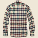 Plaid Patch & Flap Flannel - Ivory/Navy - Alex Mill - STAG Provisions - Tops - L/S Woven - Plaid