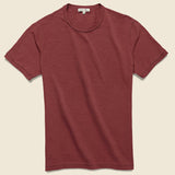 Standard Slub Cotton Tee - Bordeaux - Alex Mill - STAG Provisions - Tops - S/S Tee