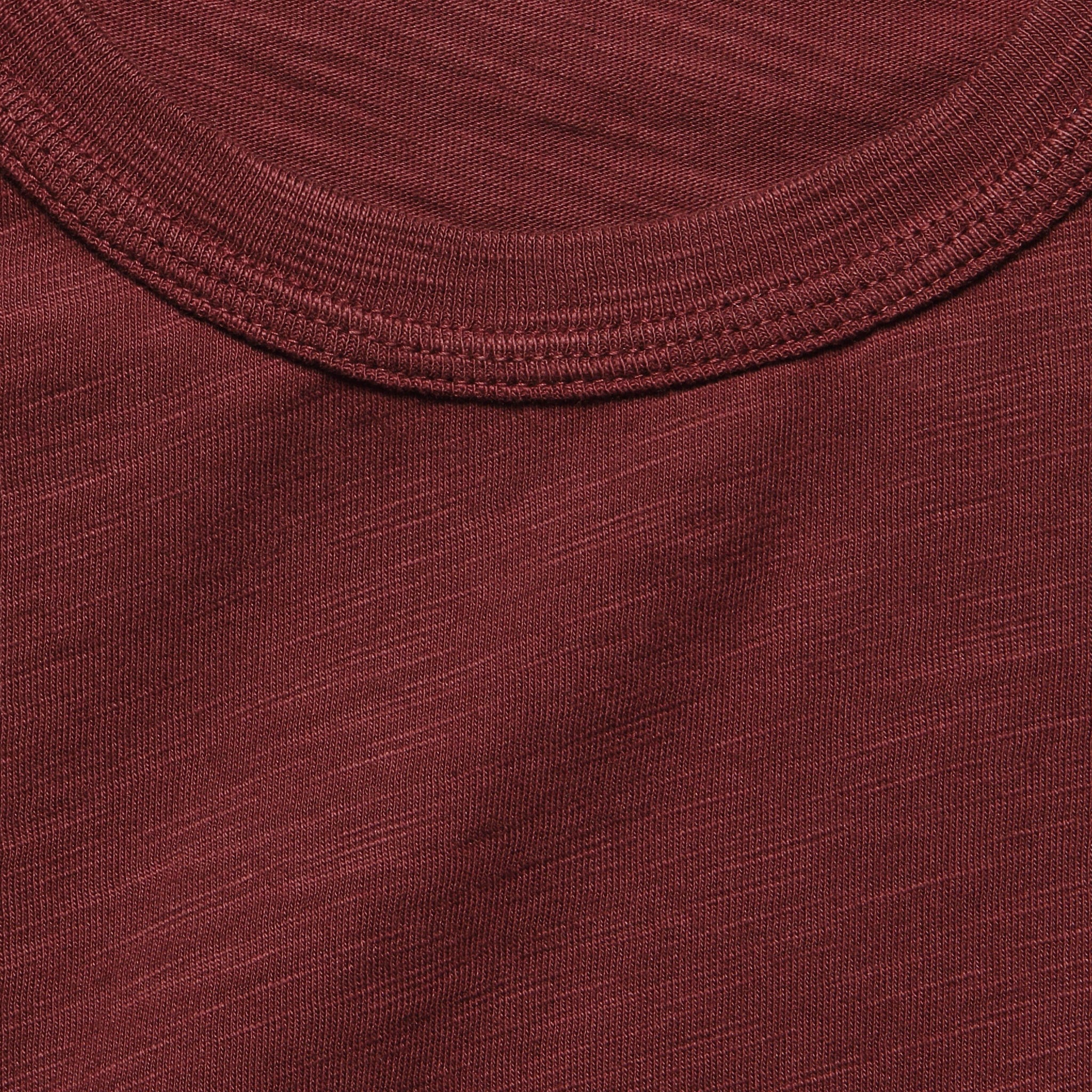 
                          Standard Slub Cotton Tee - Bordeaux - Alex Mill - STAG Provisions - Tops - S/S Tee
                        